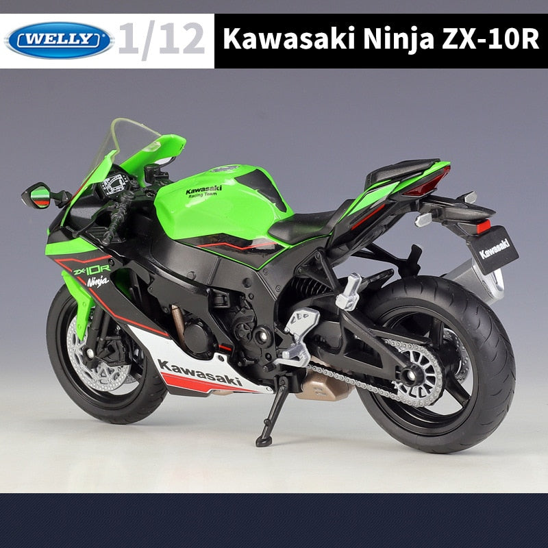 Miniatura 1:18 Kawasaki Ninja ZX10R Motociclismo