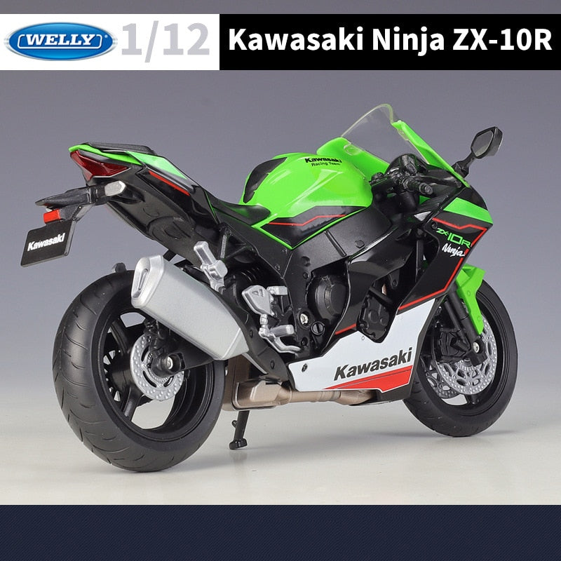 Miniatura 1:18 Kawasaki Ninja ZX10R Motociclismo