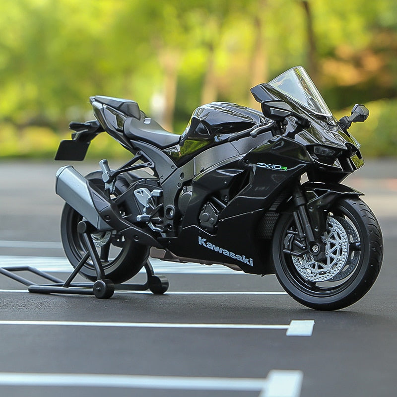 Miniatura 1:18 Kawasaki Ninja ZX10R Motociclismo