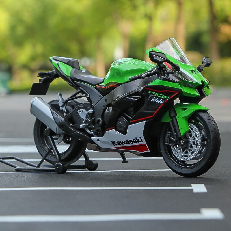 Miniatura 1:18 Kawasaki Ninja ZX10R Motociclismo