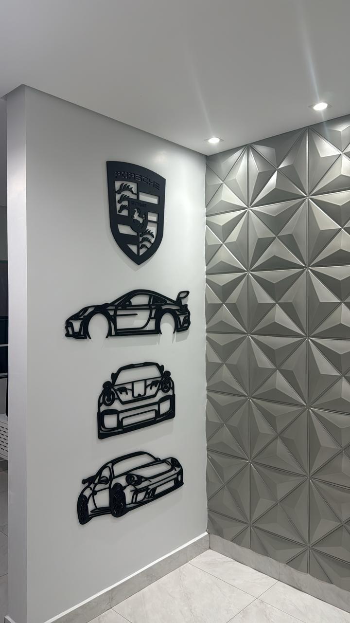 Quadro Decorativo Porsche Emblema