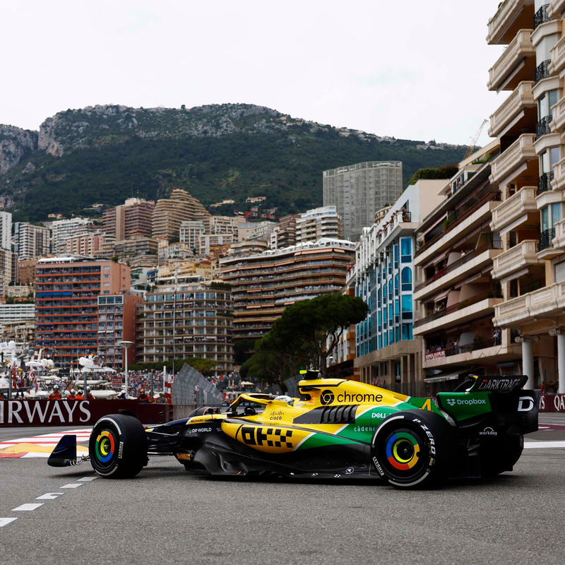 (2024) F1 Miniatura McLaren MCL38 Senna Monaco 1:18