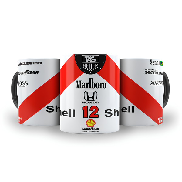 Caneca Personalizada McLaren MP4/4 Ayrton S.